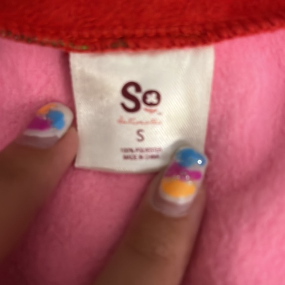 SO Intimates Red Christmas Reindeer Pajama Set Size Small - Picture 7 of 7